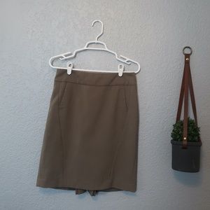 ANN TAYLOR LOFT BROWN SKIRT {2}